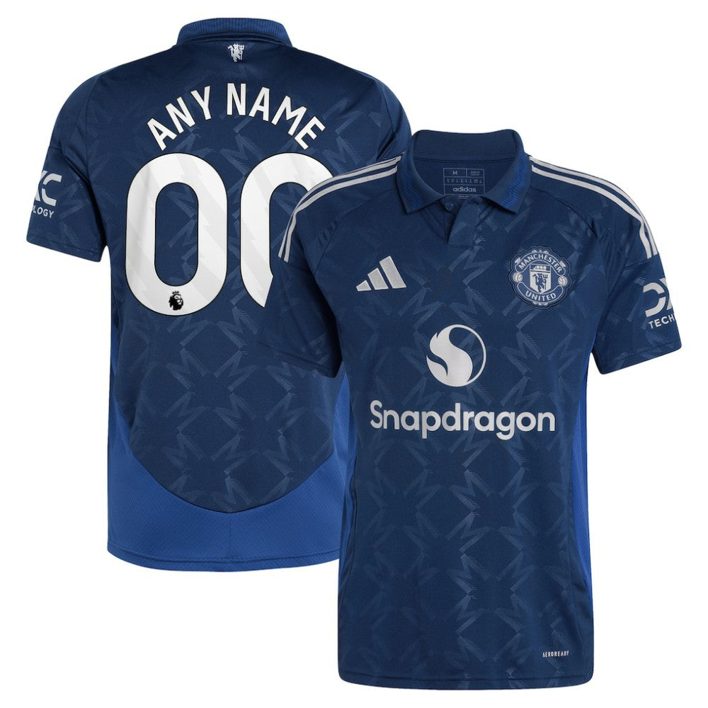 Manchester United 2024/25 Away Replica Custom Jersey - Adidas Navy