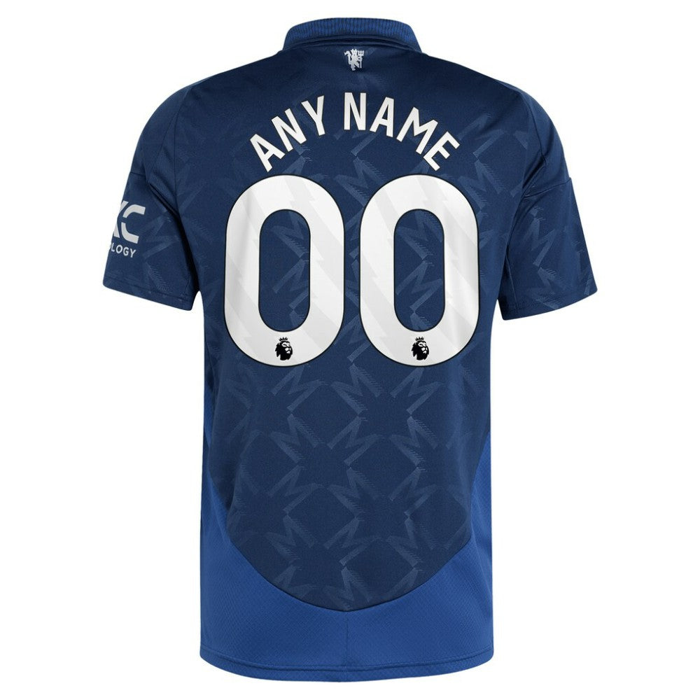 Manchester United 2024/25 Away Replica Custom Jersey - Adidas Navy