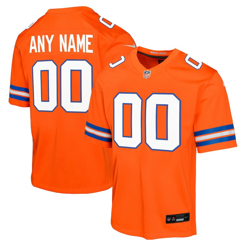 Youth Mile High Collection 1977 Throwback Custom Game Jersey - Denver Broncos