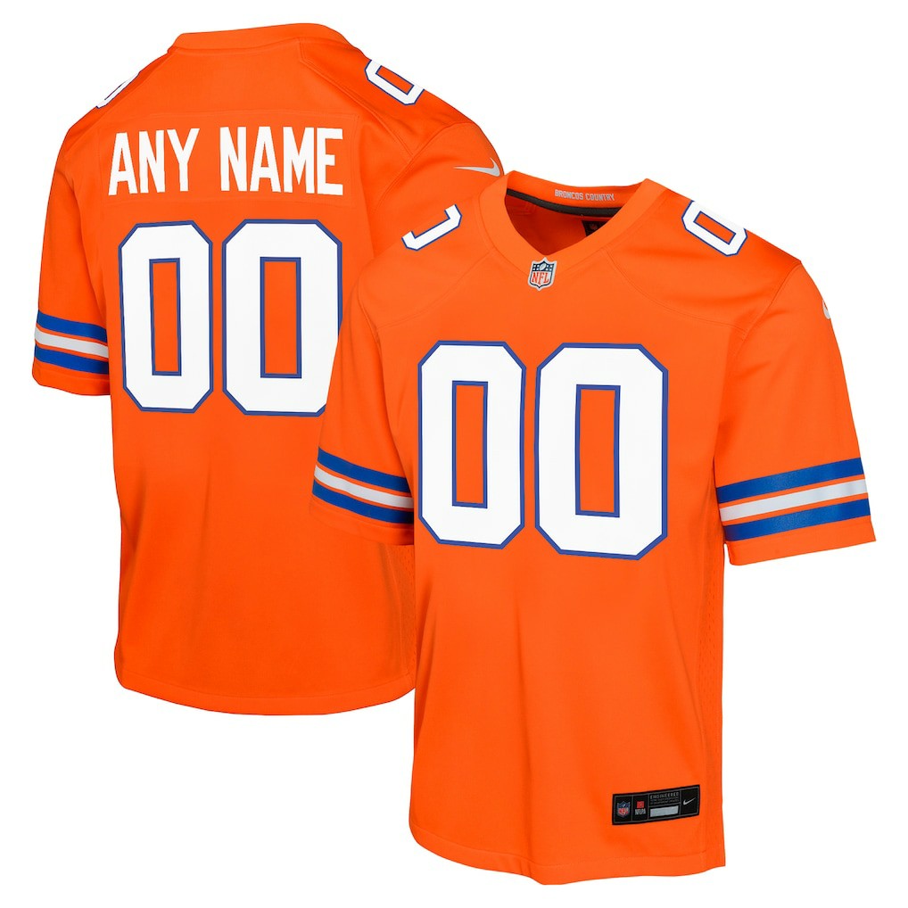 Youth Mile High Collection 1977 Throwback Custom Game Jersey - Denver Broncos