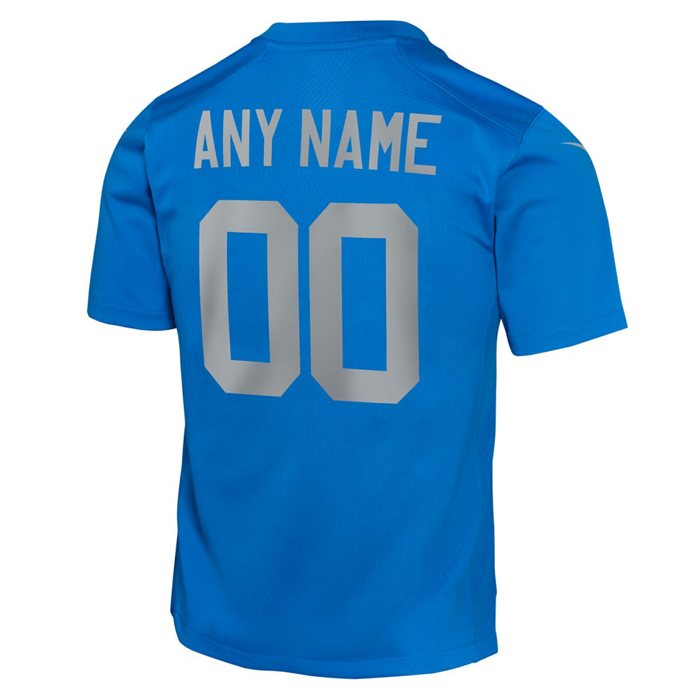 Youth Alternate Custom Game Jersey - Detroit Lions