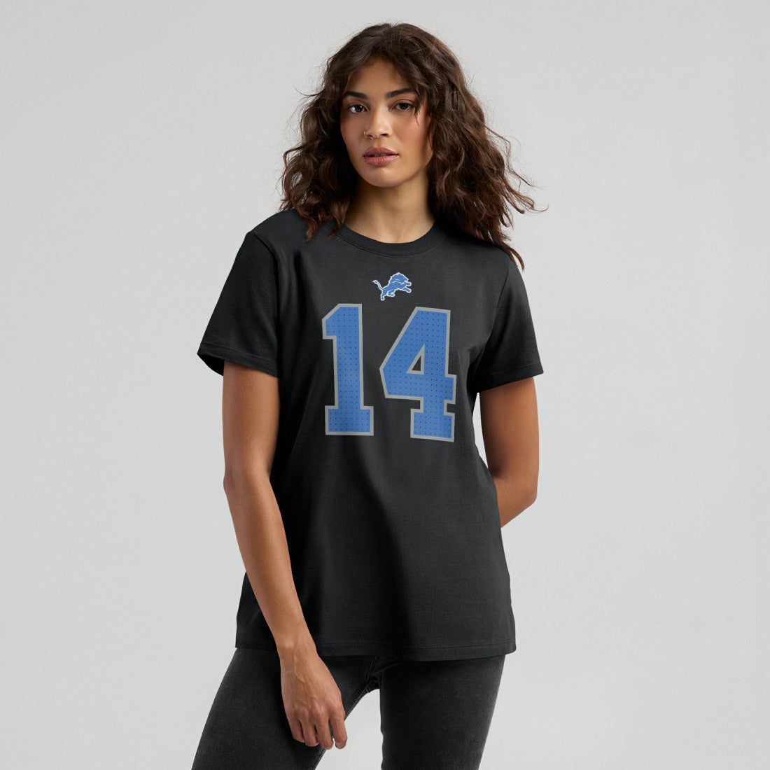 Amon-Ra St. Brown  Women's Player Name & Number T-Shirt - Detroit Lions