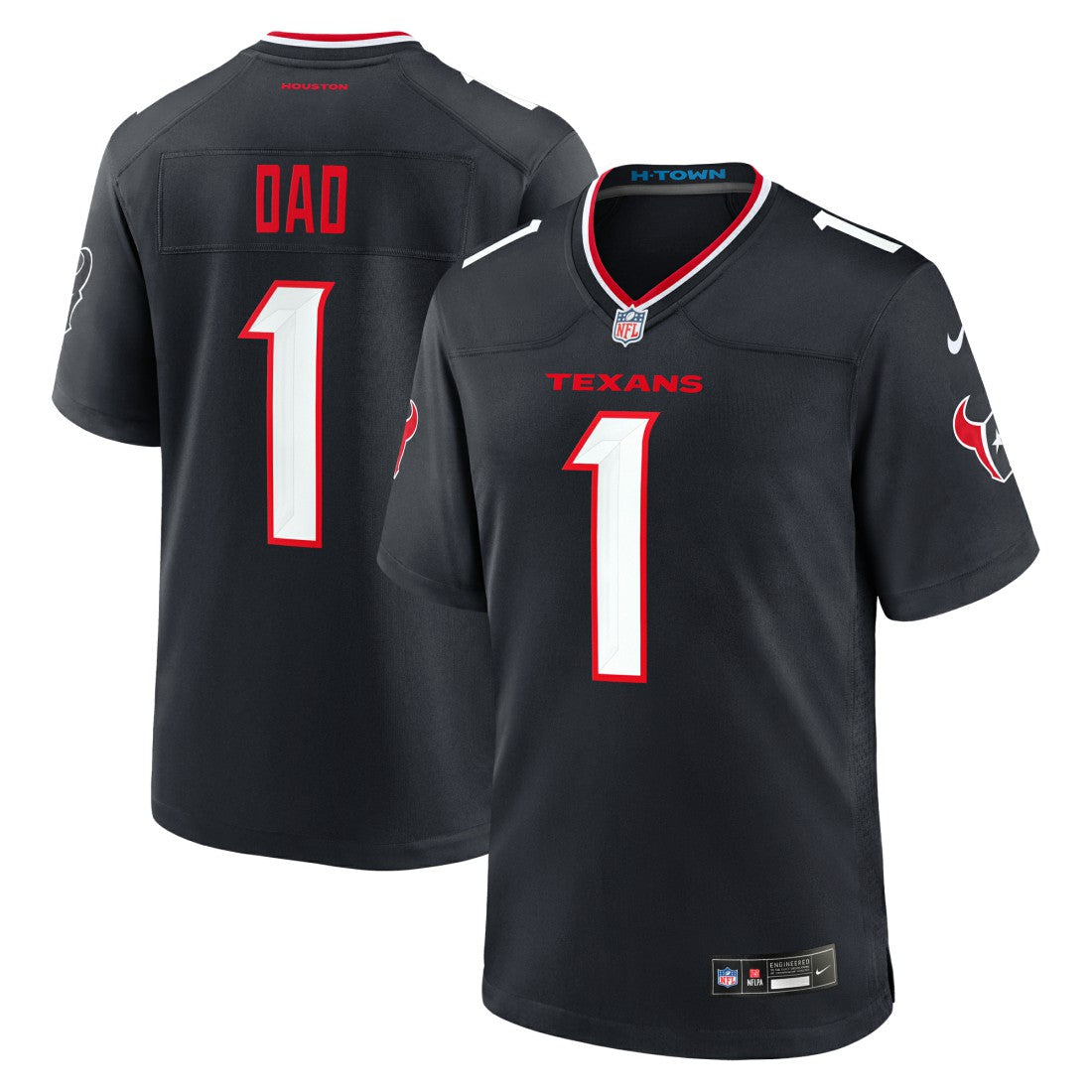 #1 Dad Game Jersey - Houston Texans