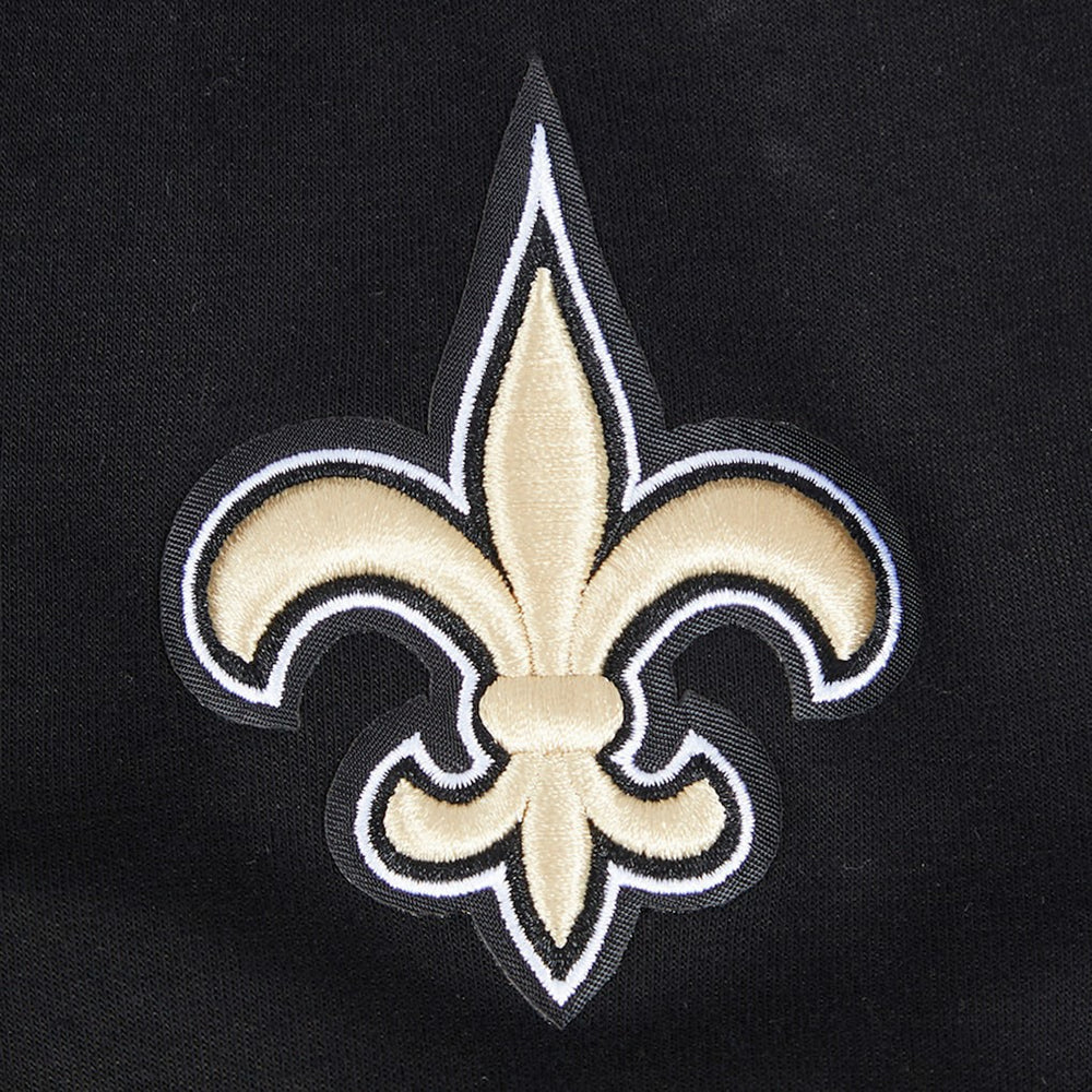 Pro Standard Women's Split Logo Full-Zip Hoodie - New Orleans Saints