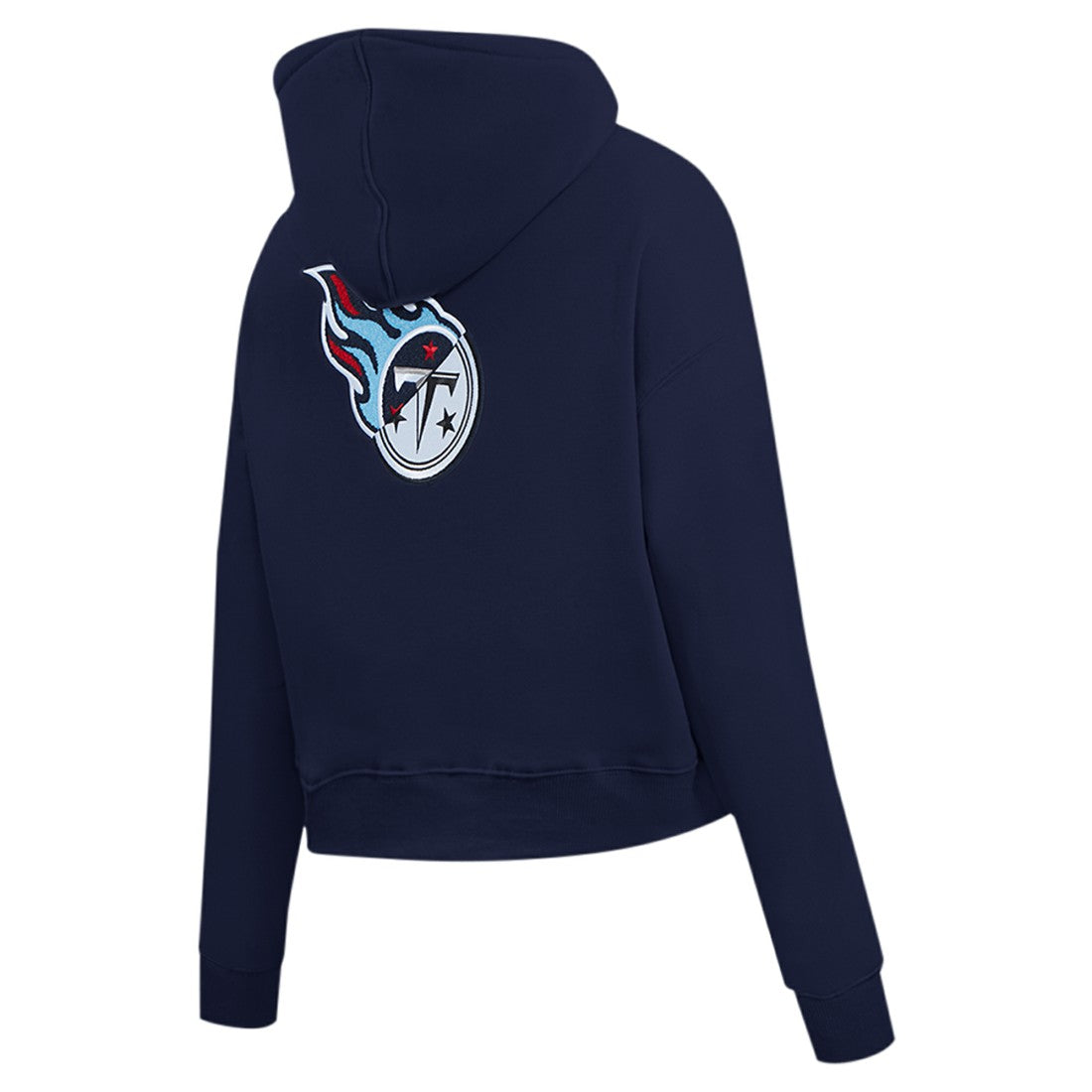 Pro Standard Women's Split Logo Full-Zip Hoodie - Tennessee Titans