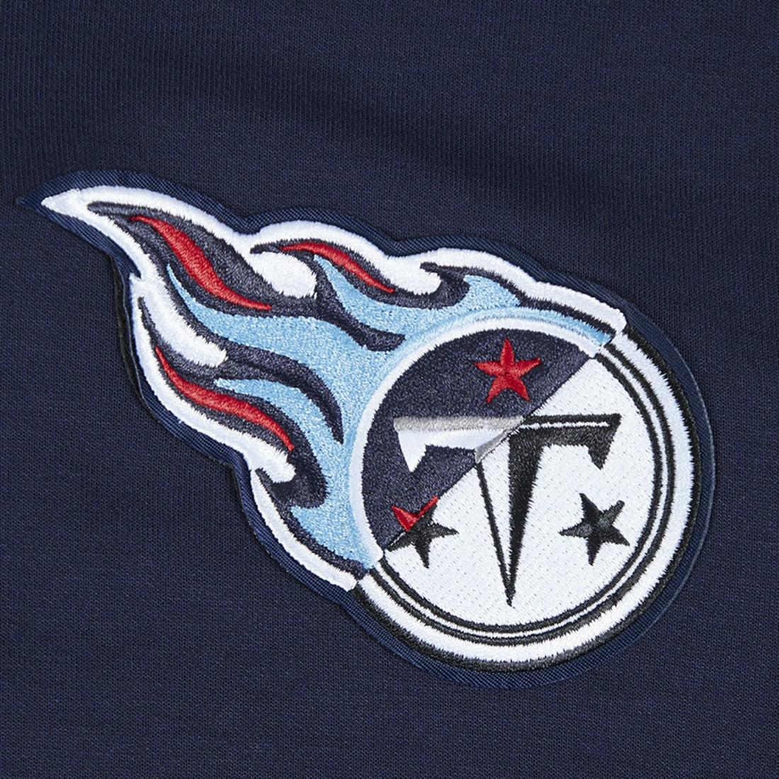 Pro Standard Women's Split Logo Full-Zip Hoodie - Tennessee Titans
