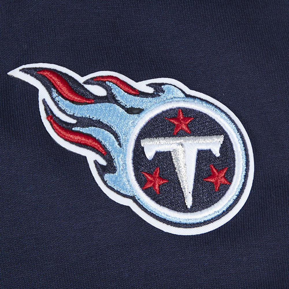 Pro Standard Women's Split Logo Full-Zip Hoodie - Tennessee Titans