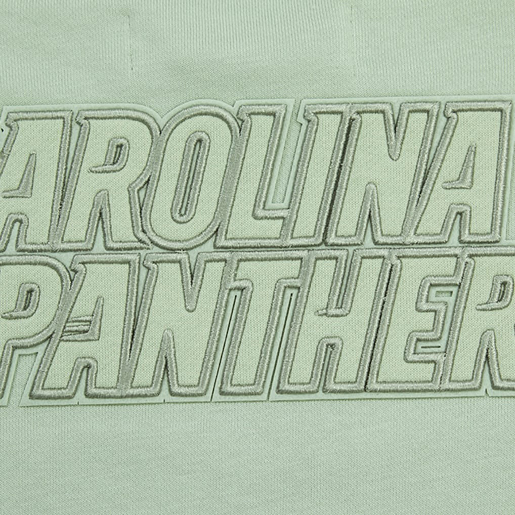 Pro Standard Women's Oversized Cropped Neutral Pullover Sweatshirt - Carolina Panthers