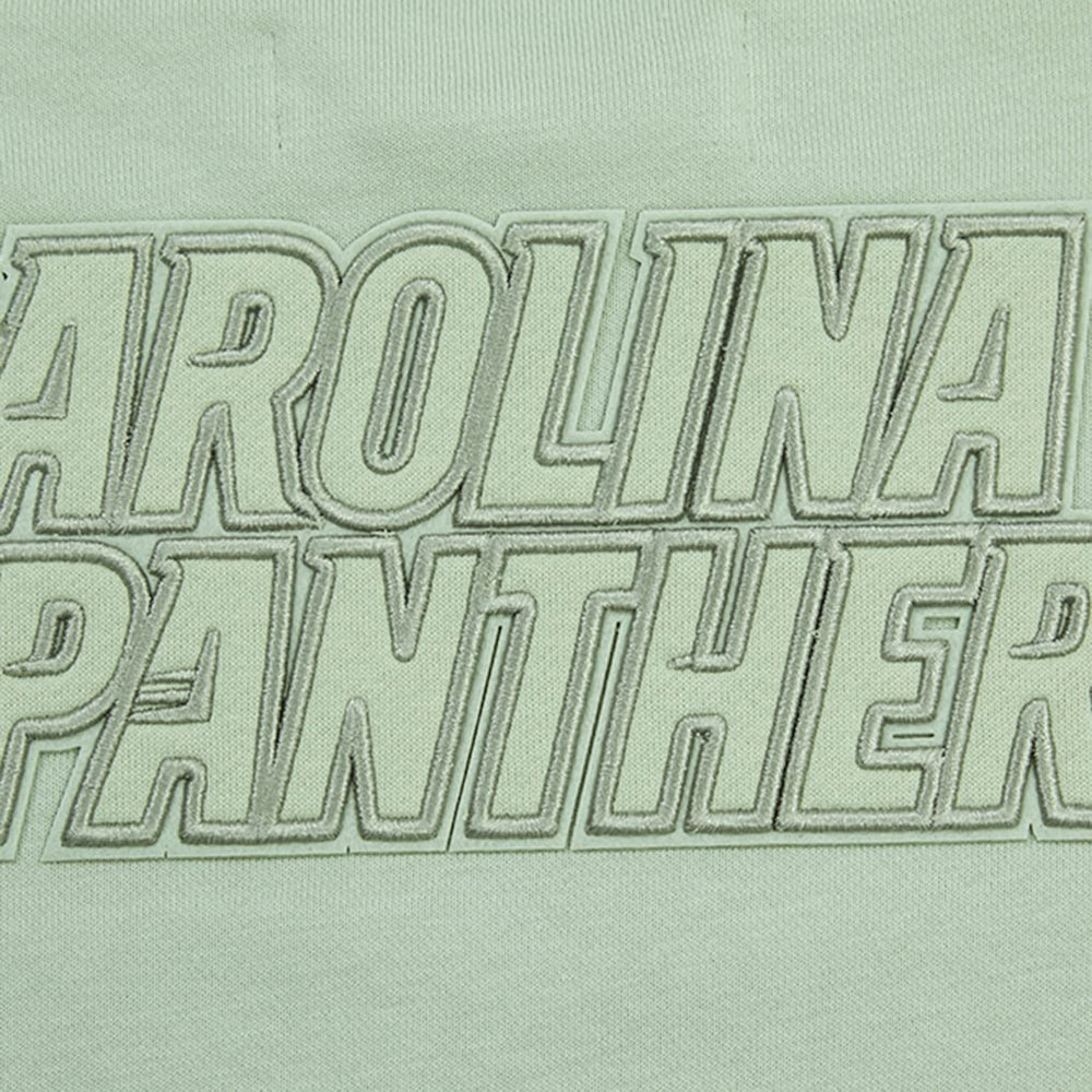 Pro Standard Women's Oversized Cropped Neutral Pullover Sweatshirt - Carolina Panthers