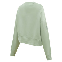 Pro Standard Women's Oversized Cropped Neutral Pullover Sweatshirt - New York Giants