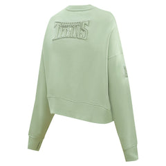 Pro Standard Women's Oversized Cropped Neutral Pullover Sweatshirt - Tennessee Titans
