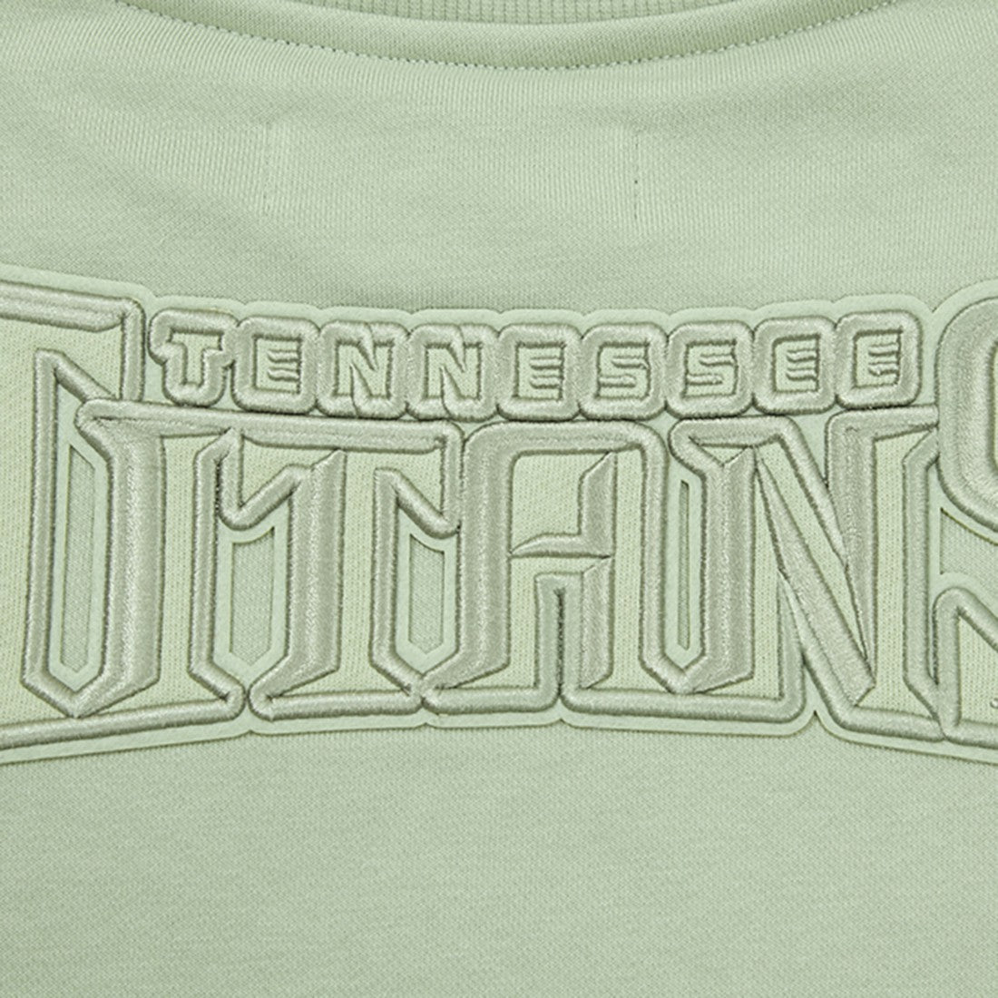 Pro Standard Women's Oversized Cropped Neutral Pullover Sweatshirt - Tennessee Titans