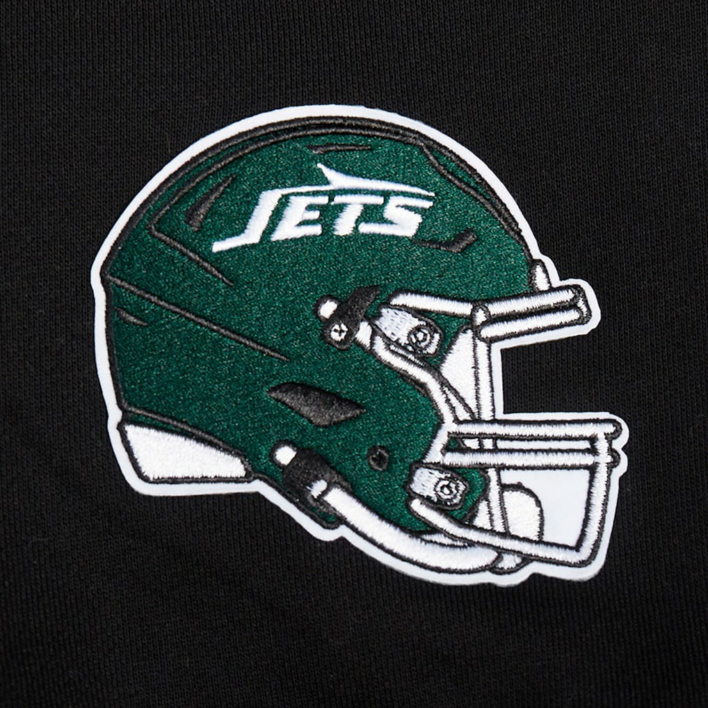 Pro Standard Women's Jeweled Cropped Pullover Hoodie - New York Jets