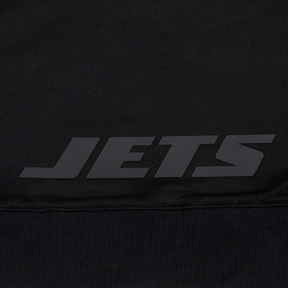 Pro Standard Women's Jeweled Cropped Pullover Hoodie - New York Jets