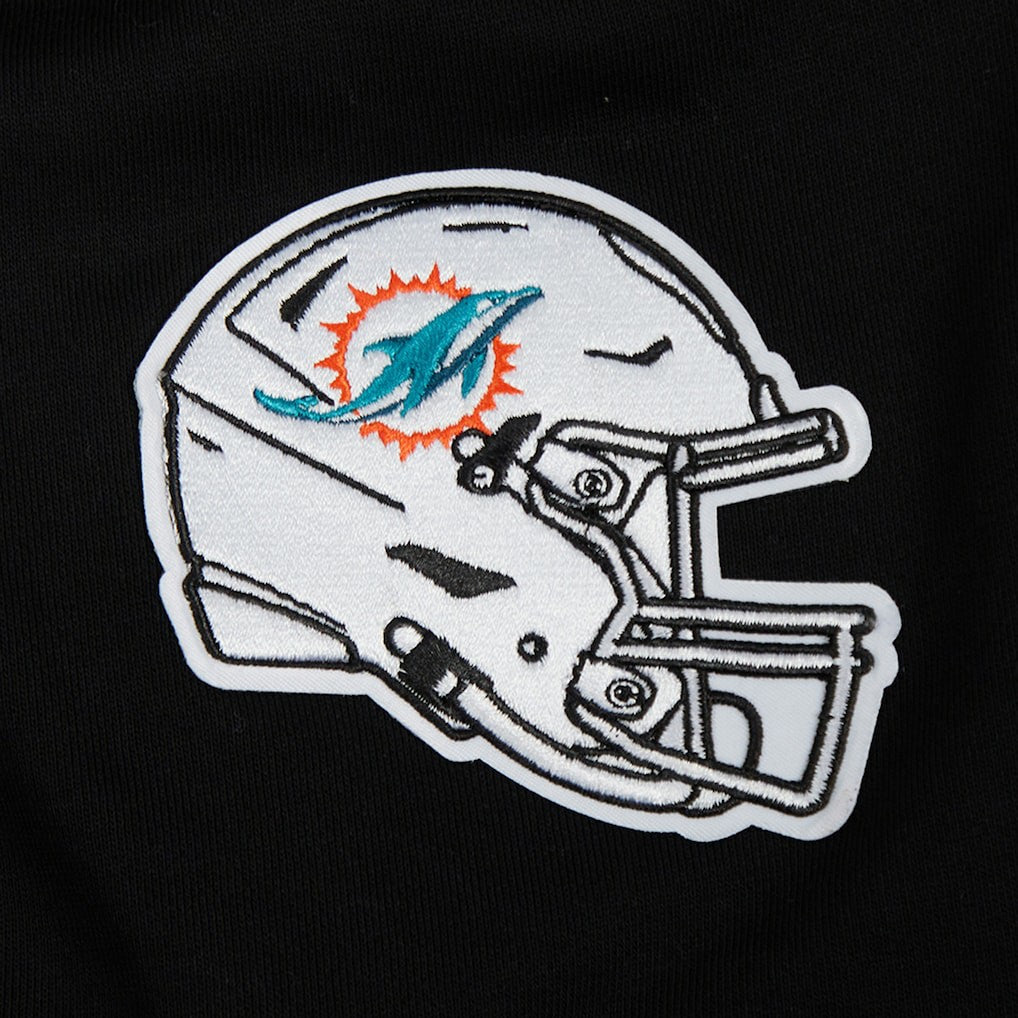 Pro Standard Women's Jeweled Cropped Pullover Hoodie - Miami Dolphins