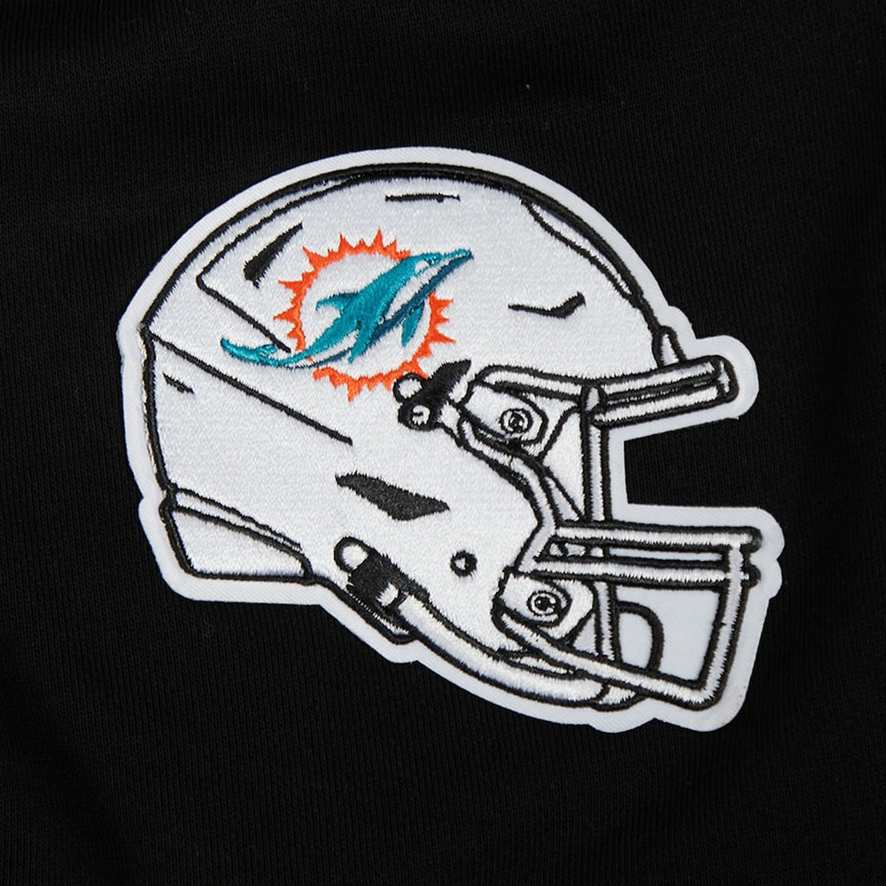 Pro Standard Women's Jeweled Cropped Pullover Hoodie - Miami Dolphins