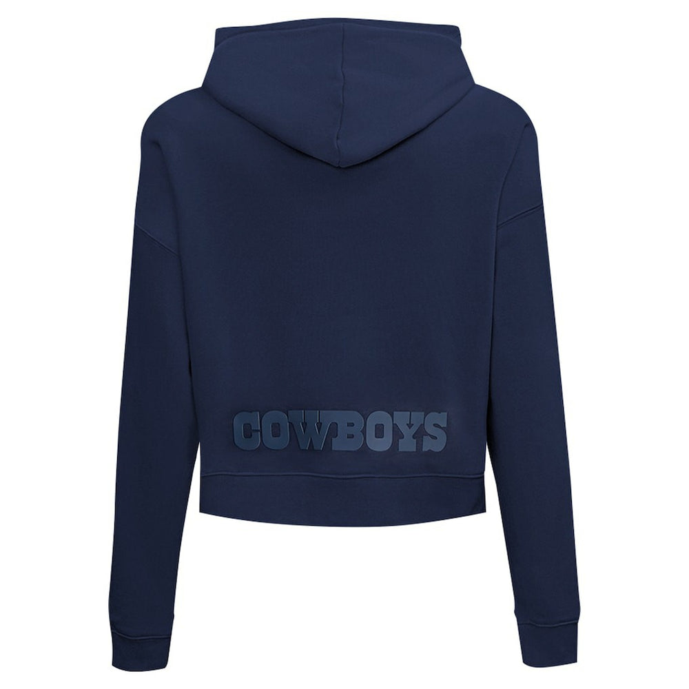 Pro Standard Women's Jeweled Cropped Pullover Hoodie - Dallas Cowboys