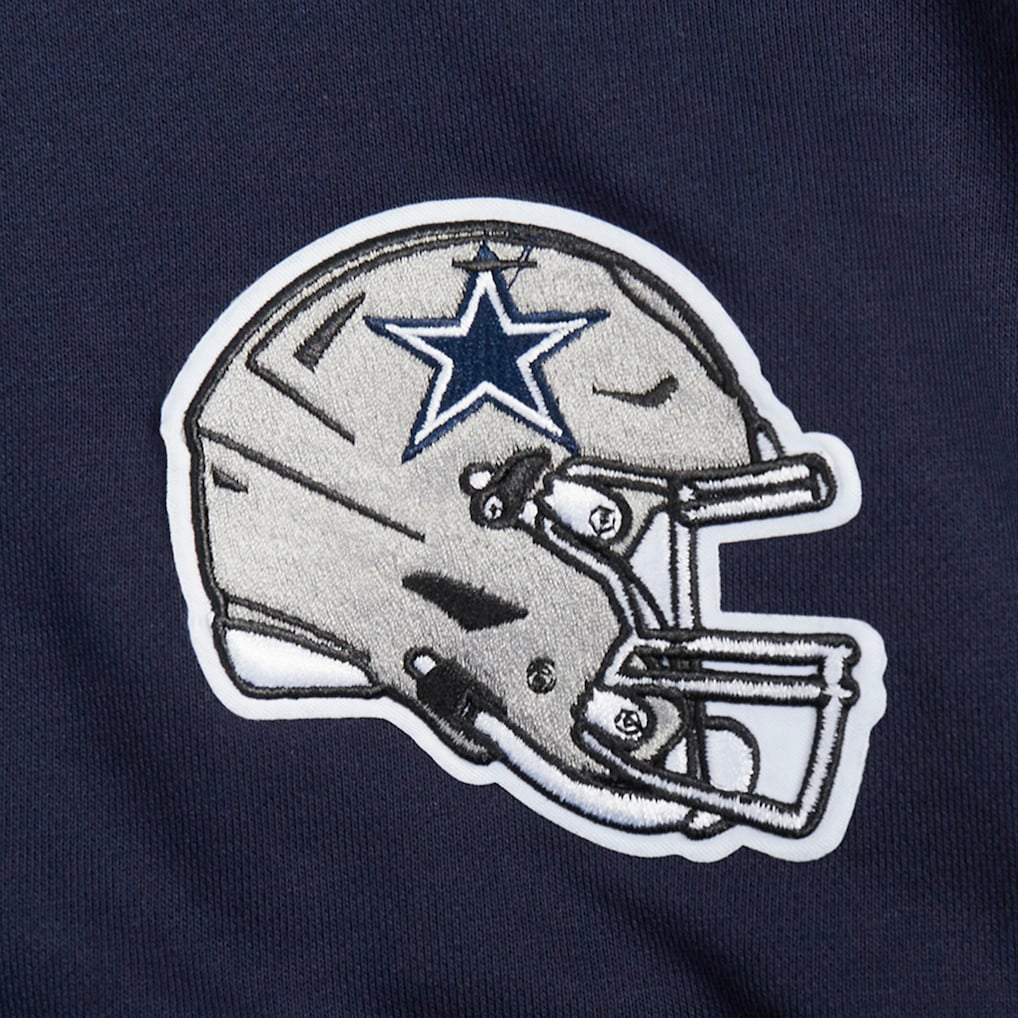 Pro Standard Women's Jeweled Cropped Pullover Hoodie - Dallas Cowboys