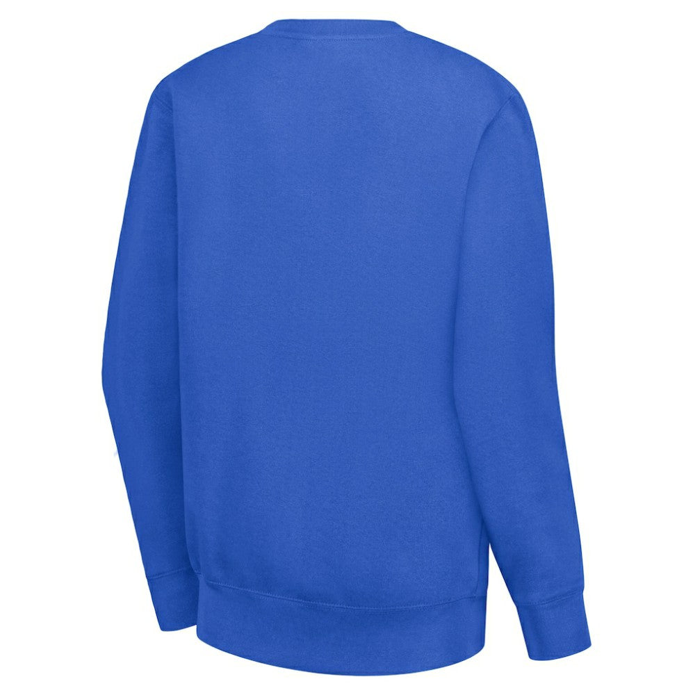 NHL Blue St. Louis Blues G-III 4Her by Carl Banks Women's Team Logo Tri-Blend Fleece Pullover Sweatshirt
