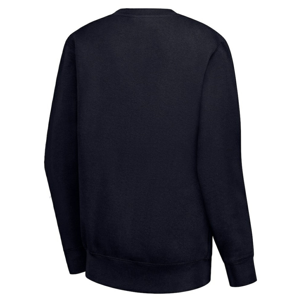 NHL Navy Washington Capitals G-III 4Her by Carl Banks Women's Team Logo Tri-Blend Fleece Pullover Sweatshirt