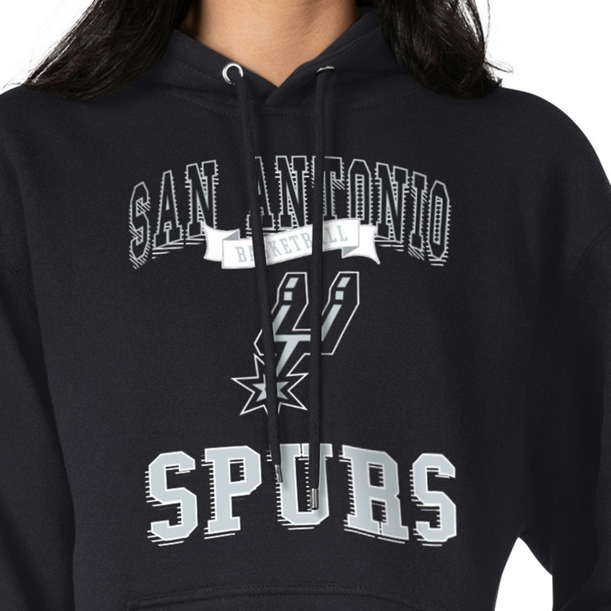NBA San Antonio Spurs G-III 4Her by Carl Banks Women's Graphic Fleece Pullover Hoodie