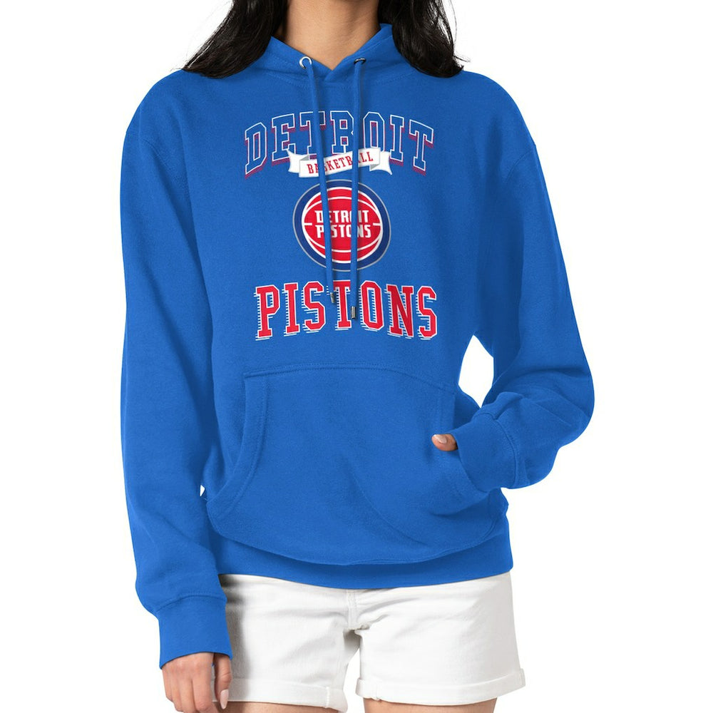 NBA Detroit Pistons G-III 4Her by Carl Banks Women's Graphic Fleece Pullover Hoodie sale