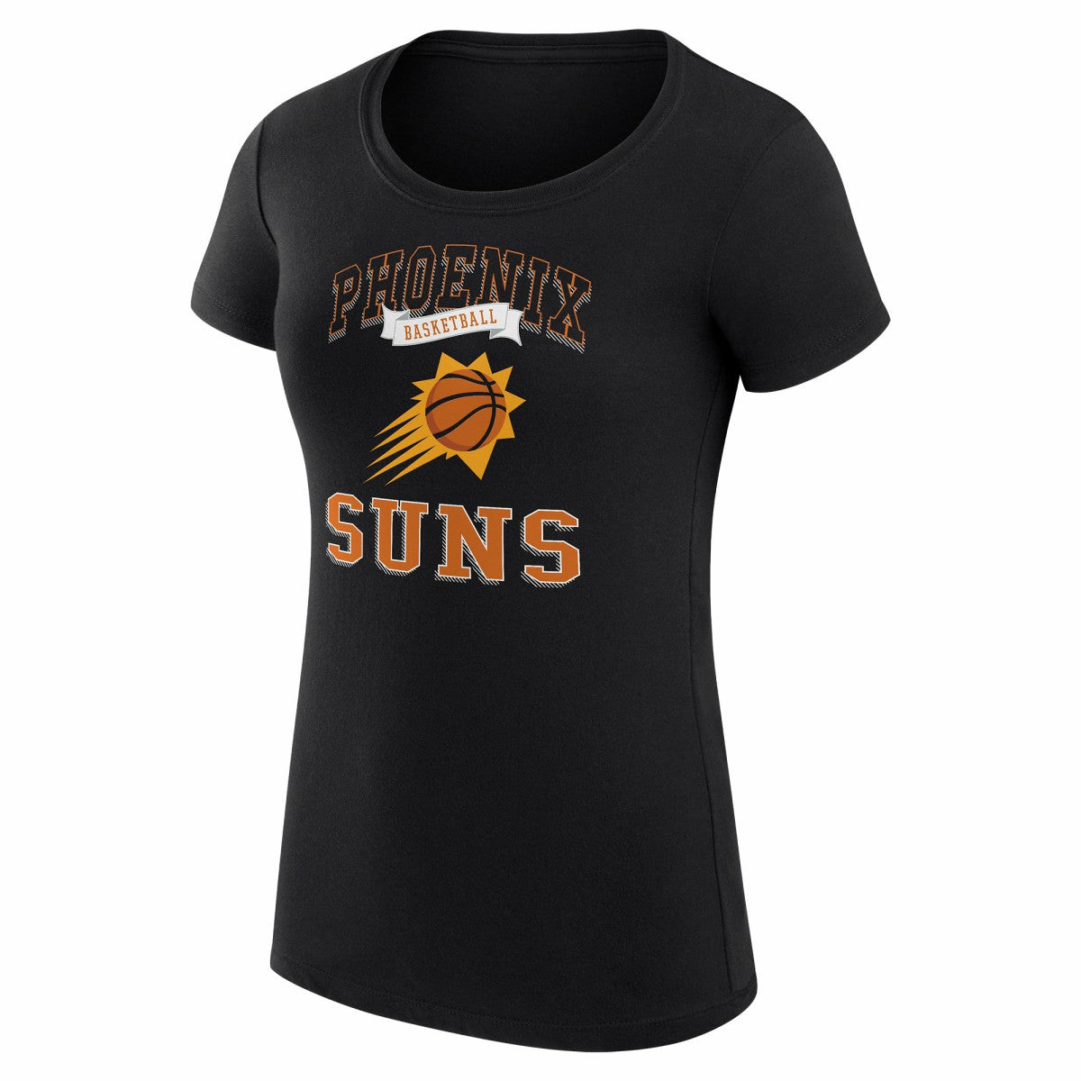 NBA Phoenix Suns G-III 4Her by Carl Banks Women's Super-Slim Fit Lightweight Team Logo T-Shirt