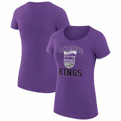NBA Sacramento Kings G-III 4Her by Carl Banks Women's Super-Slim Fit Lightweight Team Logo T-Shirt