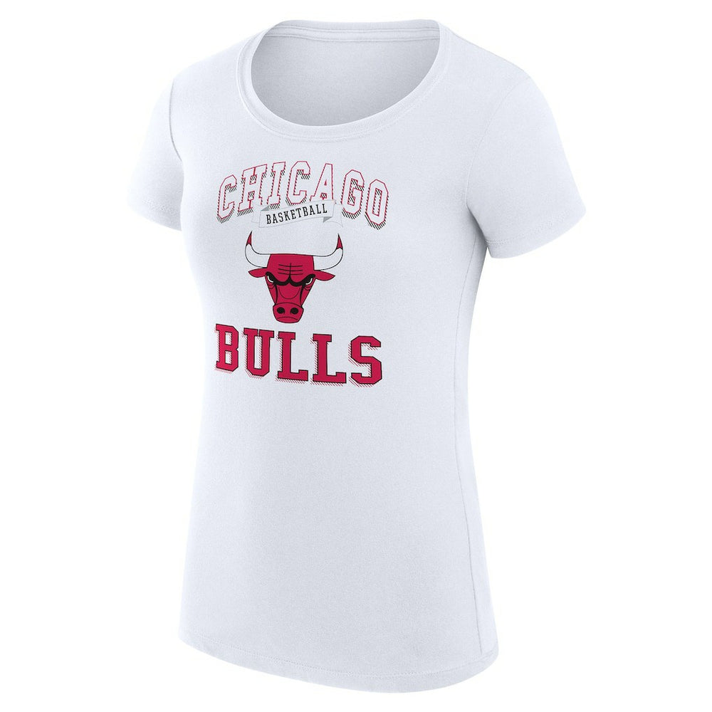 NBA Chicago Bulls G-III 4Her by Carl Banks Women's Super-Slim Fit Lightweight Team Logo T-Shirt sale