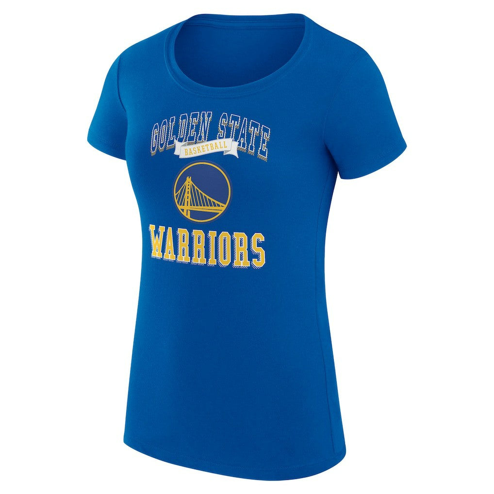 NBA Golden State Warriors G-III 4Her by Carl Banks Women's Super-Slim Fit Lightweight Team Logo T-Shirt sale