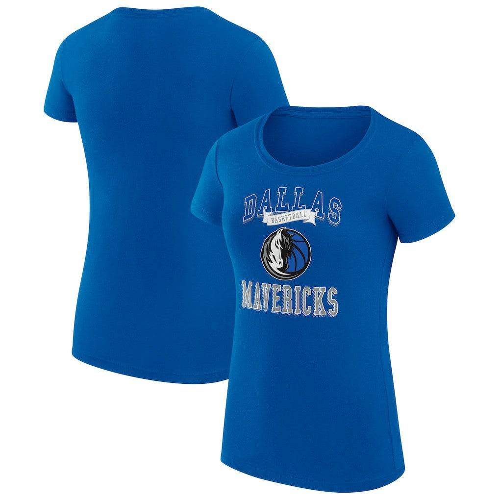 NBA Dallas Mavericks G-III 4Her by Carl Banks Women's Super-Slim Fit Lightweight Team Logo T-Shirt sale