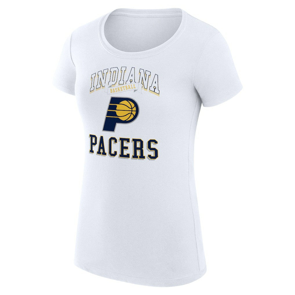 NBA Indiana Pacers G-III 4Her by Carl Banks Women's Super-Slim Fit Lightweight Team Logo T-Shirt
