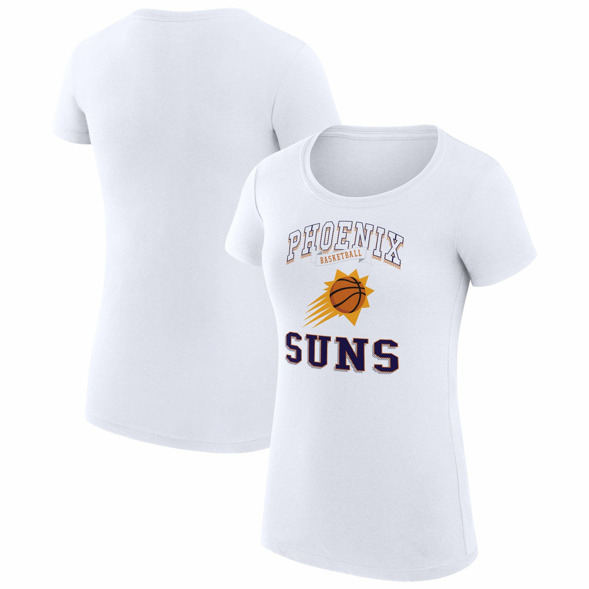 NBA Phoenix Suns G-III 4Her by Carl Banks Women's Super-Slim Fit Lightweight Team Logo T-Shirt