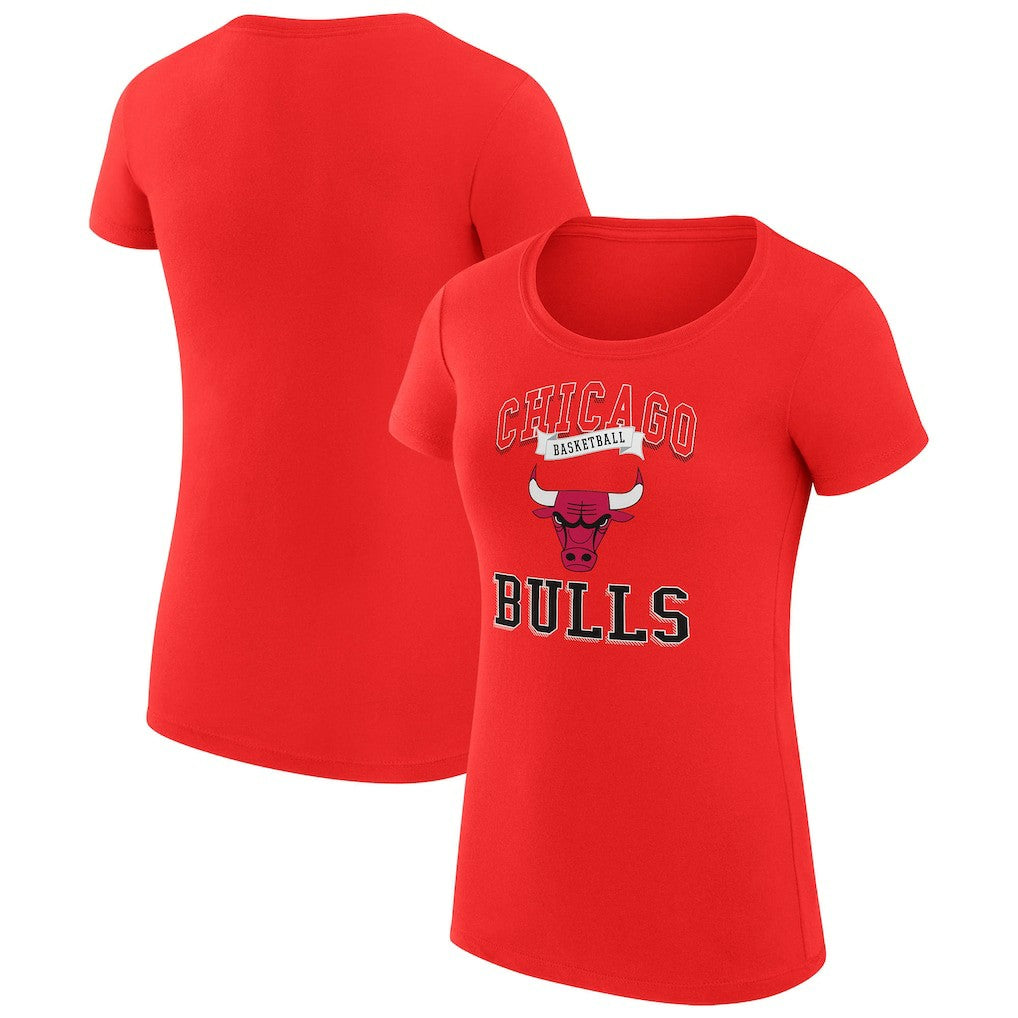 NBA Chicago Bulls G-III 4Her by Carl Banks Women's Super-Slim Fit Lightweight Team Logo T-Shirt sale