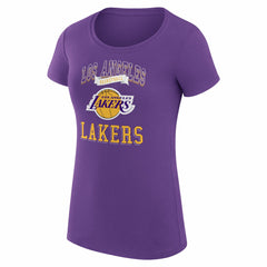 NBA Los Angeles Lakers G-III 4Her by Carl Banks Women's Super-Slim Fit Lightweight Team Logo T-Shirt