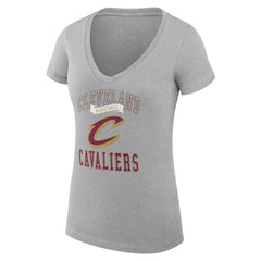 NBA Cleveland Cavaliers G-III 4Her by Carl Banks Women's Super-Slim Fit Lightweight Team Logo V-Neck T-Shirt sale