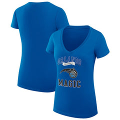 NBA Orlando Magic G-III 4Her by Carl Banks Women's Super-Slim Fit Lightweight Team Logo V-Neck T-Shirt