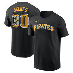 MLB Paul Skenes Pittsburgh Pirates Nike Fuse Name & Number T-Shirt