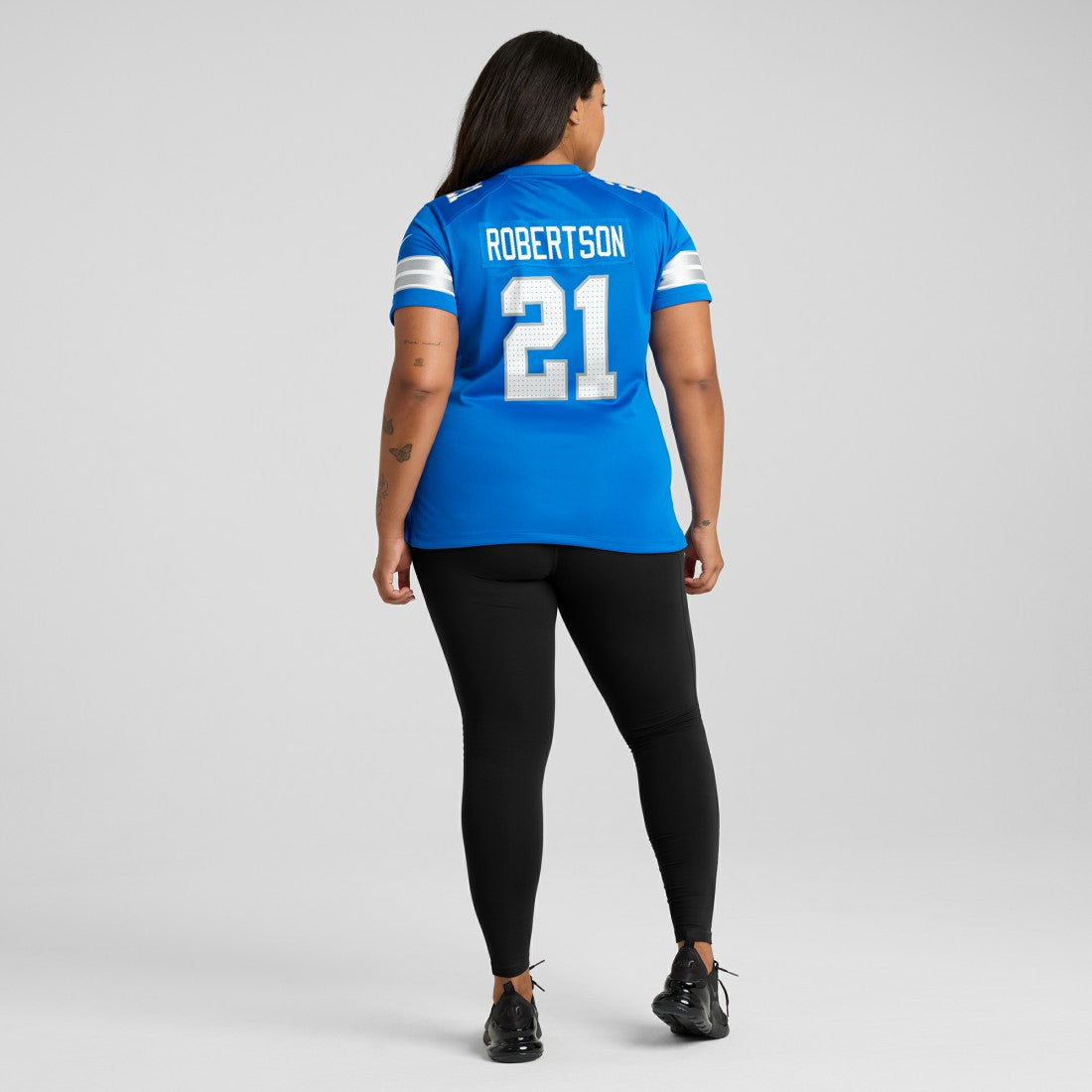 Amik Robertson  Women's Team Game Jersey - Detroit Lions
