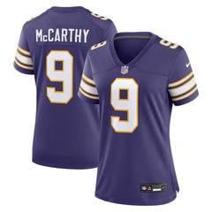 J.J. McCarthy  Women's 2nd Alternate Player Game Jersey - Minnesota Vikings
