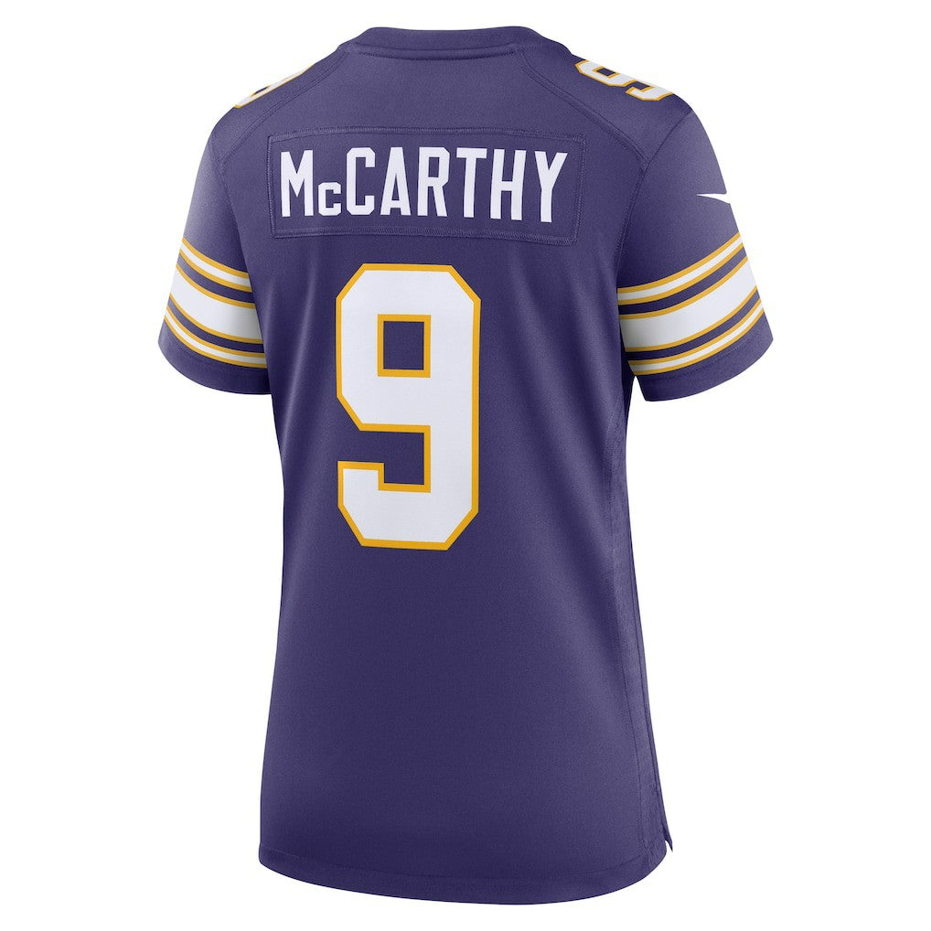J.J. McCarthy  Women's 2nd Alternate Player Game Jersey - Minnesota Vikings