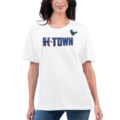 G-III 4Her by Carl Banks Women's Super-Slim Fit Lightweight H-Town T-Shirt - Houston Texans
