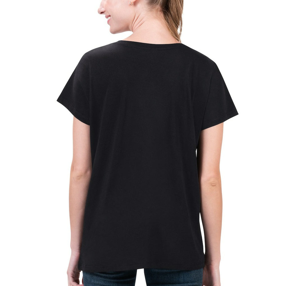 G-III 4Her by Carl Banks Women's Super-Slim Fit Lightweight H-Town V-Neck T-Shirt - Houston Texans