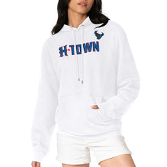 G-III 4Her by Carl Banks Women's H-Town Fleece Pullover Hoodie - Houston Texans