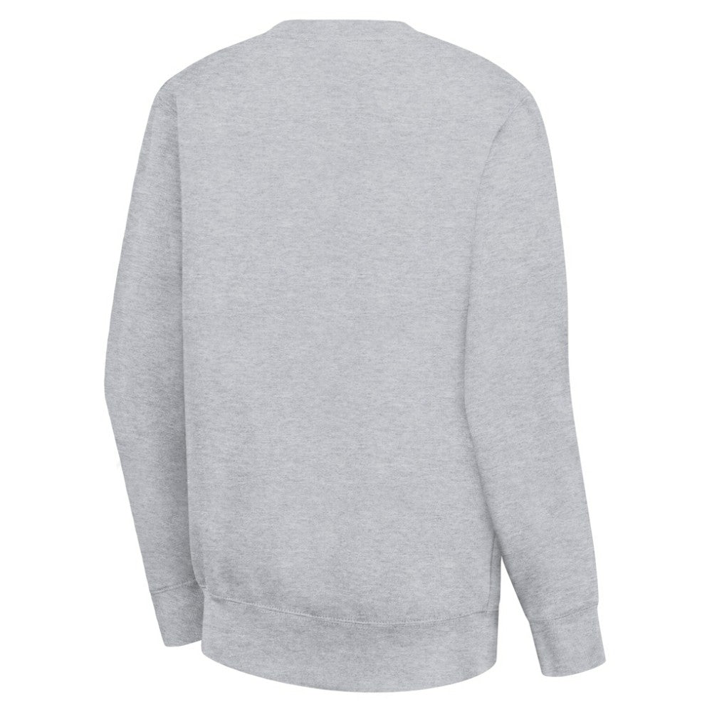 NHL Heather Gray Philadelphia Flyers G-III 4Her by Carl Banks Women's Collage Graphic Fleece Long Sleeve Pullover Sweatshirt