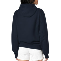 NHL Navy Columbus Blue Jackets G-III 4Her by Carl Banks Women's Collage Team Graphic Tri-Blend Fleece Pullover Hoodie