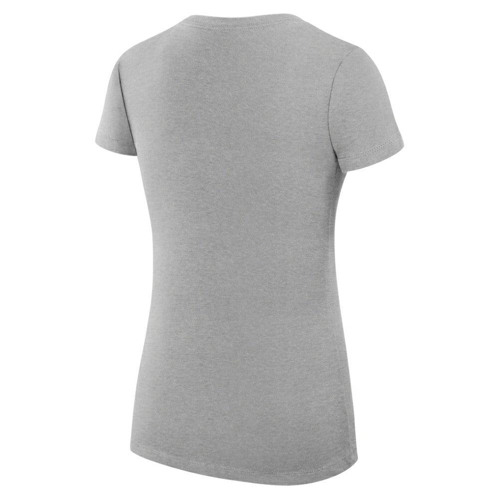NHL Heather Gray Buffalo Sabres G-III 4Her by Carl Banks Women's Super-Slim Fit Lightweight Collage Team Graphic T-Shirt