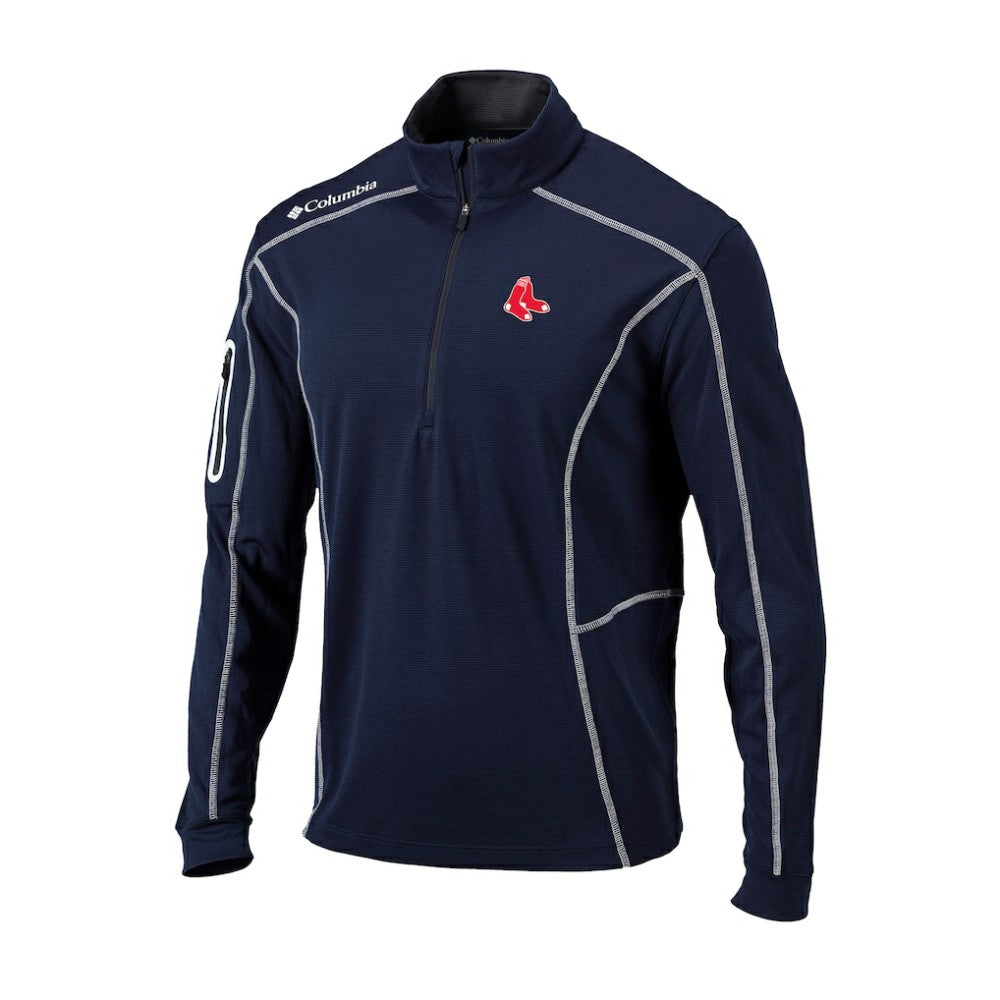 MLB Boston Red Sox Columbia Cooperstown Collection Omni-Wick Shotgun Quarter-Zip Top