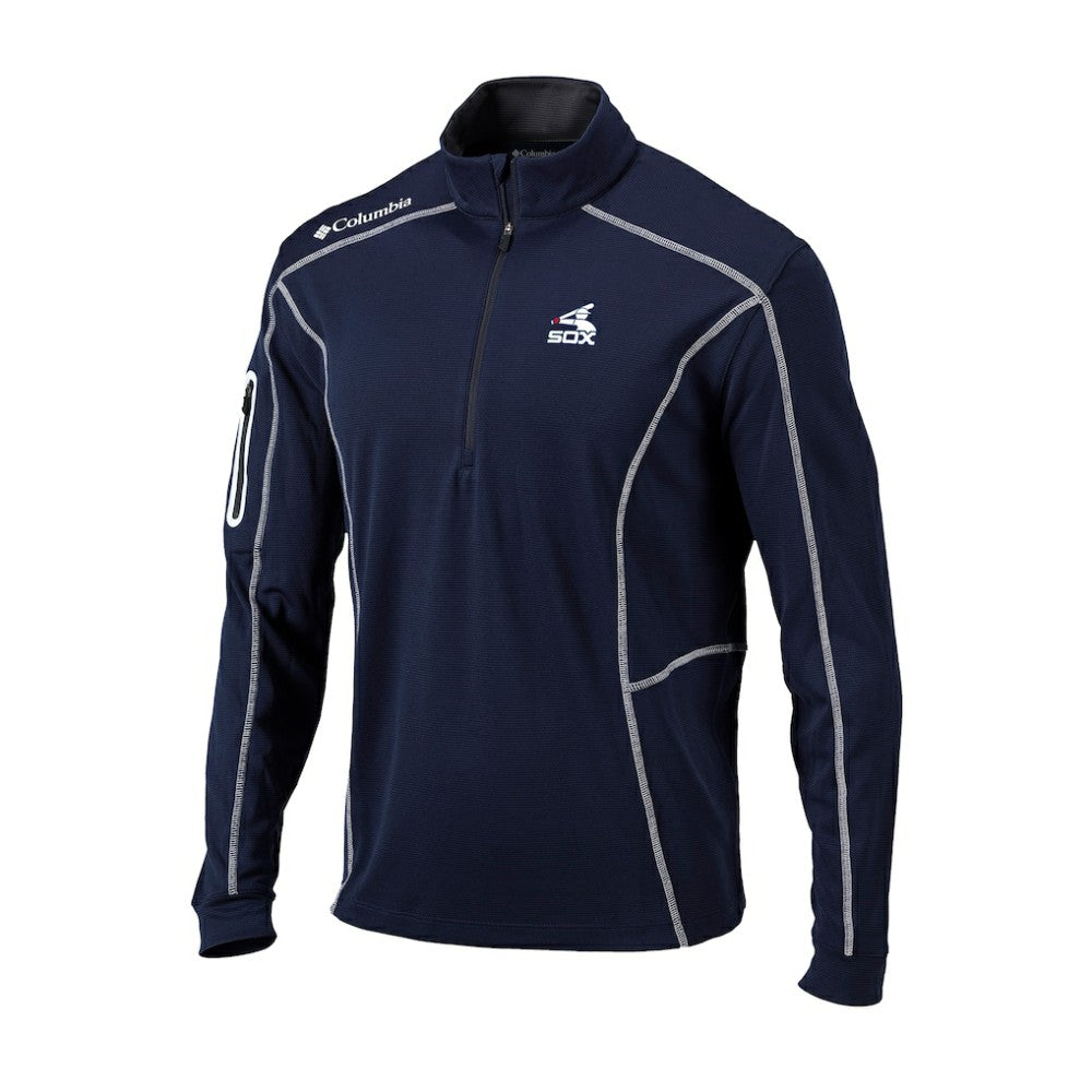 MLB Chicago White Sox Columbia Cooperstown Collection Omni-Wick Shotgun Quarter-Zip Top