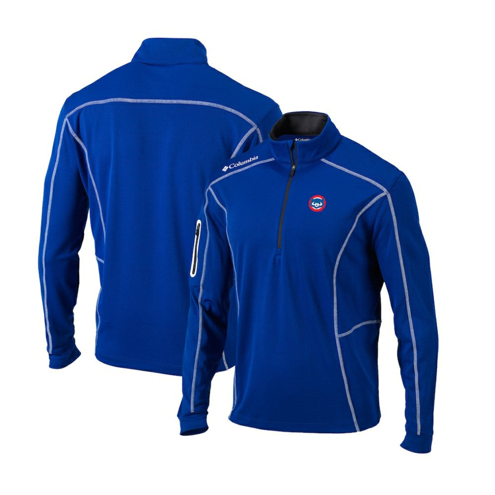 MLB Chicago Cubs Columbia Cooperstown Collection Omni-Wick Shotgun Quarter-Zip Top